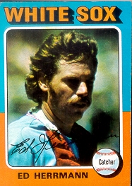 1975 Topps Mini Baseball Cards      219     Ed Herrmann